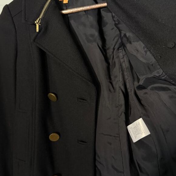Tory Burch Wool Peacoat, Black, Size 2(XS) - Picture 8 of 9